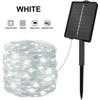 New Outdoor Solar Lamp String Lights Timing 200/300 LEDs Fairy Holiday Christmas Party Garland Solar Garden Waterproof