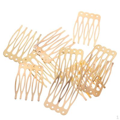 10 stuks kam sieraden bevindingen bruids accessoire DIY 27/56, 2,7 cm 5