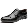 FashionFashion British Style Platform Leather Wedding Shoes for Men New Designer Soft-soled Spring Autumn Men's Dress Hoes
