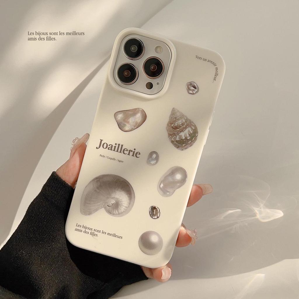 Creative Shell Pearl Phone Case for iPhone 17 iPhone 17 Pro Max