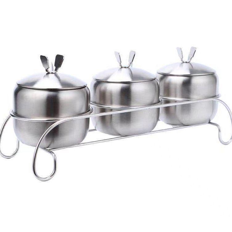Hochtemperaturfester Chili-Öl-Behälter aus 304 Edelstahl mit Deckel