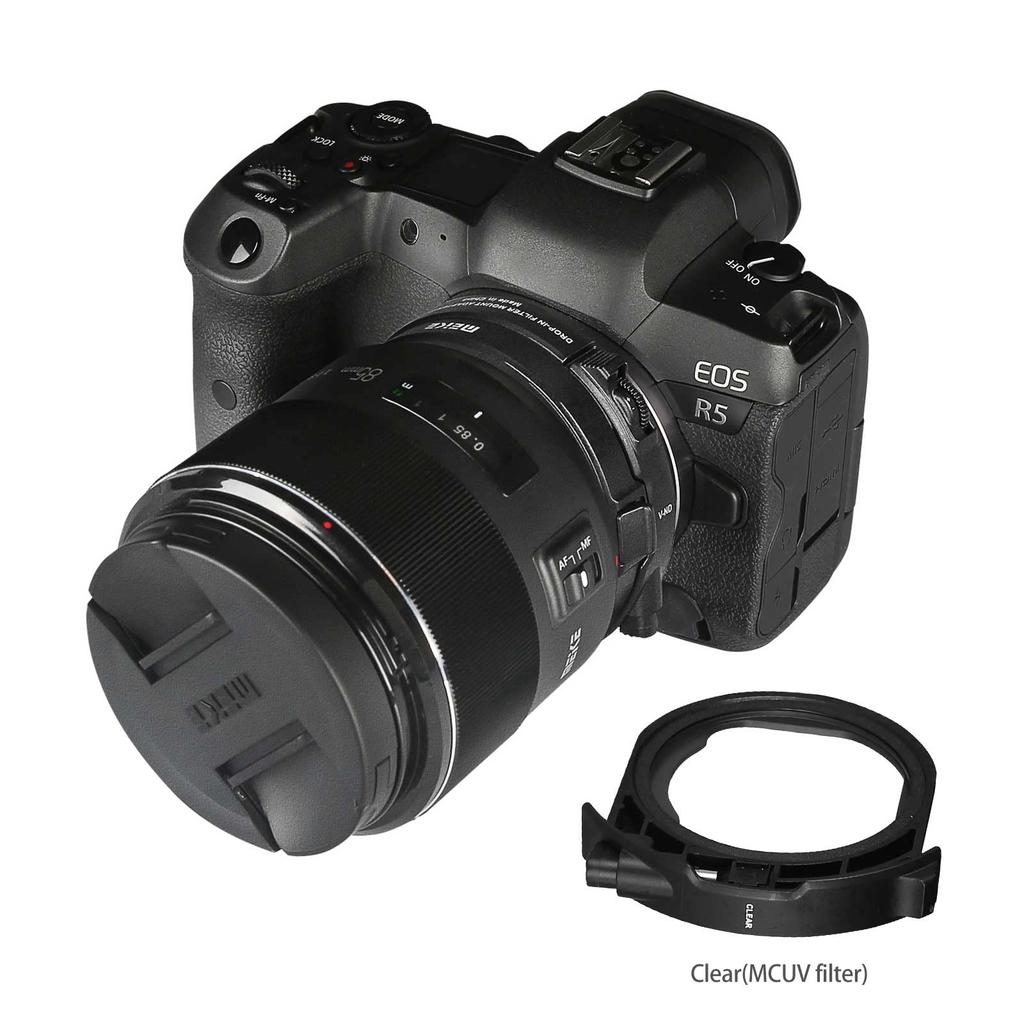 Meike Drop-in Filter Mount Adapter EF with Variable ND Filter for EOS R