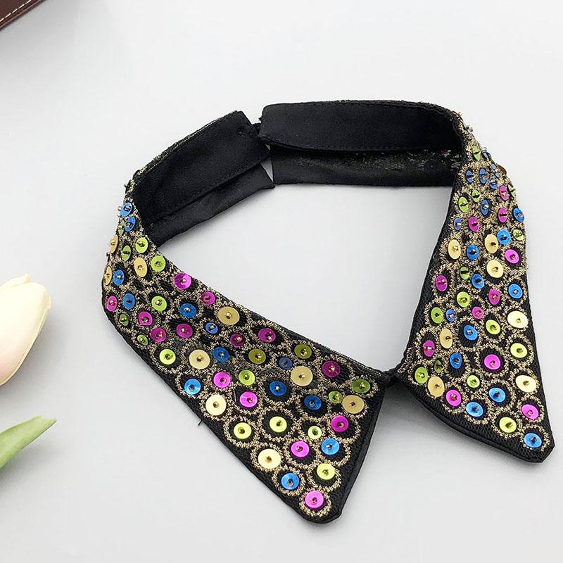 Pearl Women Shirt False Collars Crystal Removable Collar For Women Necklace Fake Collar Detachable Diamond Lacklace Nep Kraagie