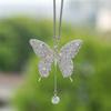 ExquisiteCar Hanging Pendants Rhinestones Butterfly Room Decors Ornaments