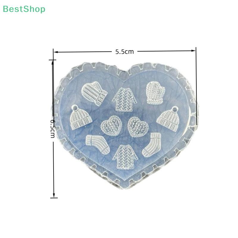 Christmas-themed Relief Hat And Gloves 3D Silicone Nail Art Mold DIY Nail Decor Tool Transparent Manicure Template