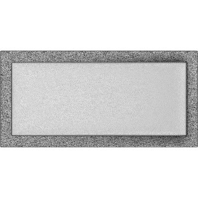 Vent Cover 22x45 Black and Silver