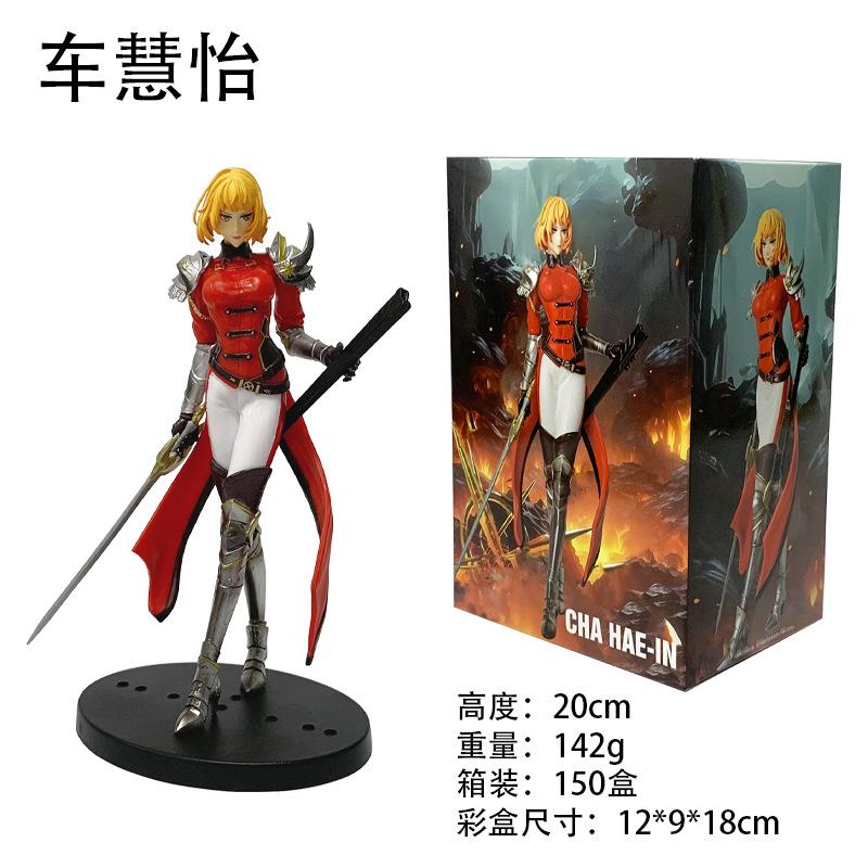 Solo Leveling Cha Hae-In Scarlet Waltz Dancer Anime Figure Collectible Desktop Decoration Statue Model For Anime Game Fans
