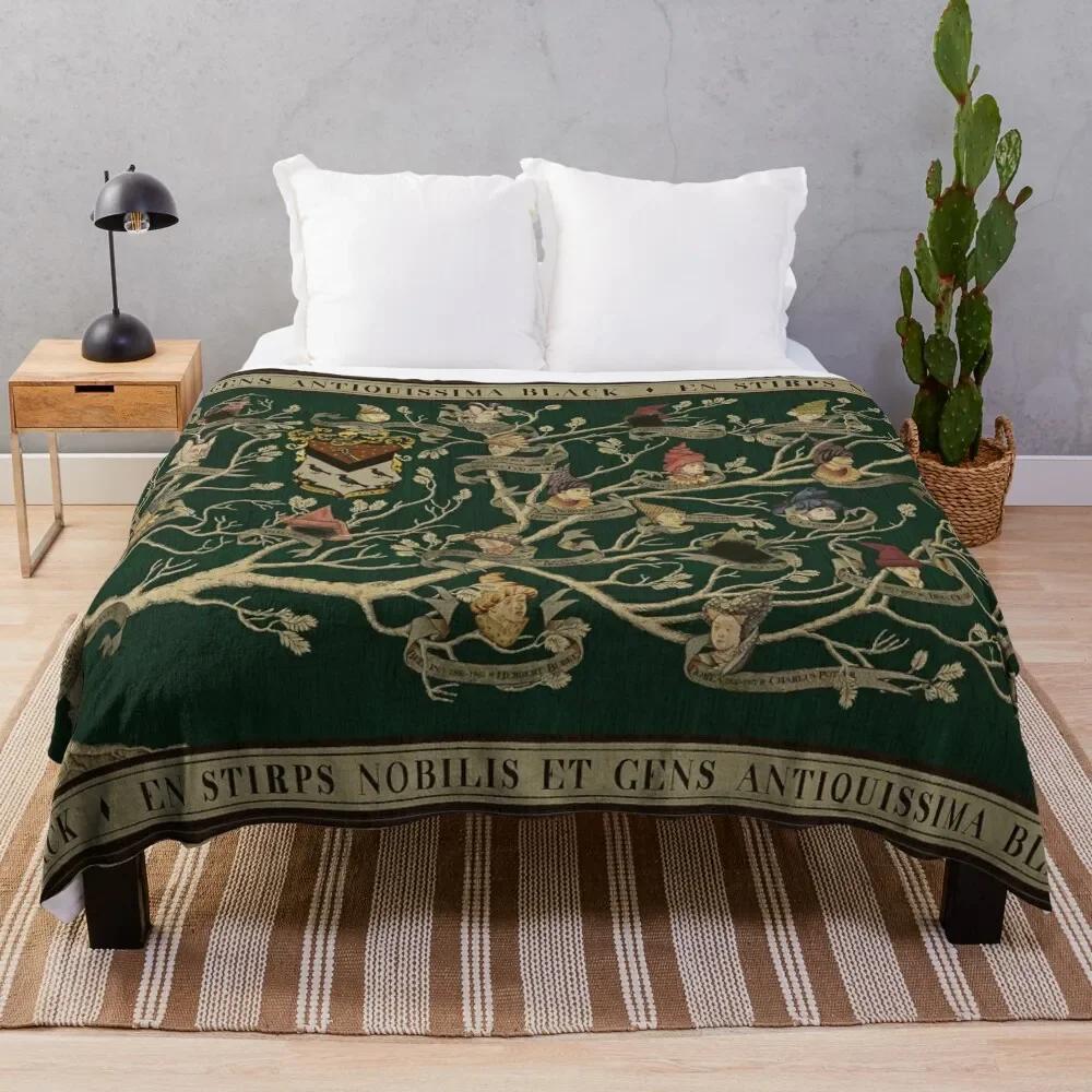 Noble House of Black Family Tree Throw Blanket Heavy Blankets For Baby Blankets 75cmx90cm