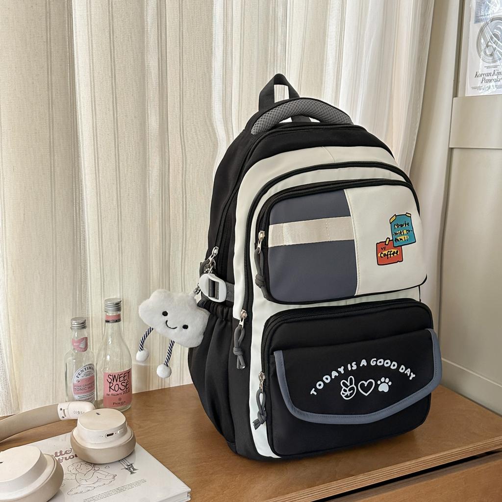 Schoolbag schoolbag for girls, elementary school students, junior high school students, large capacity, girls in grades three or four to five