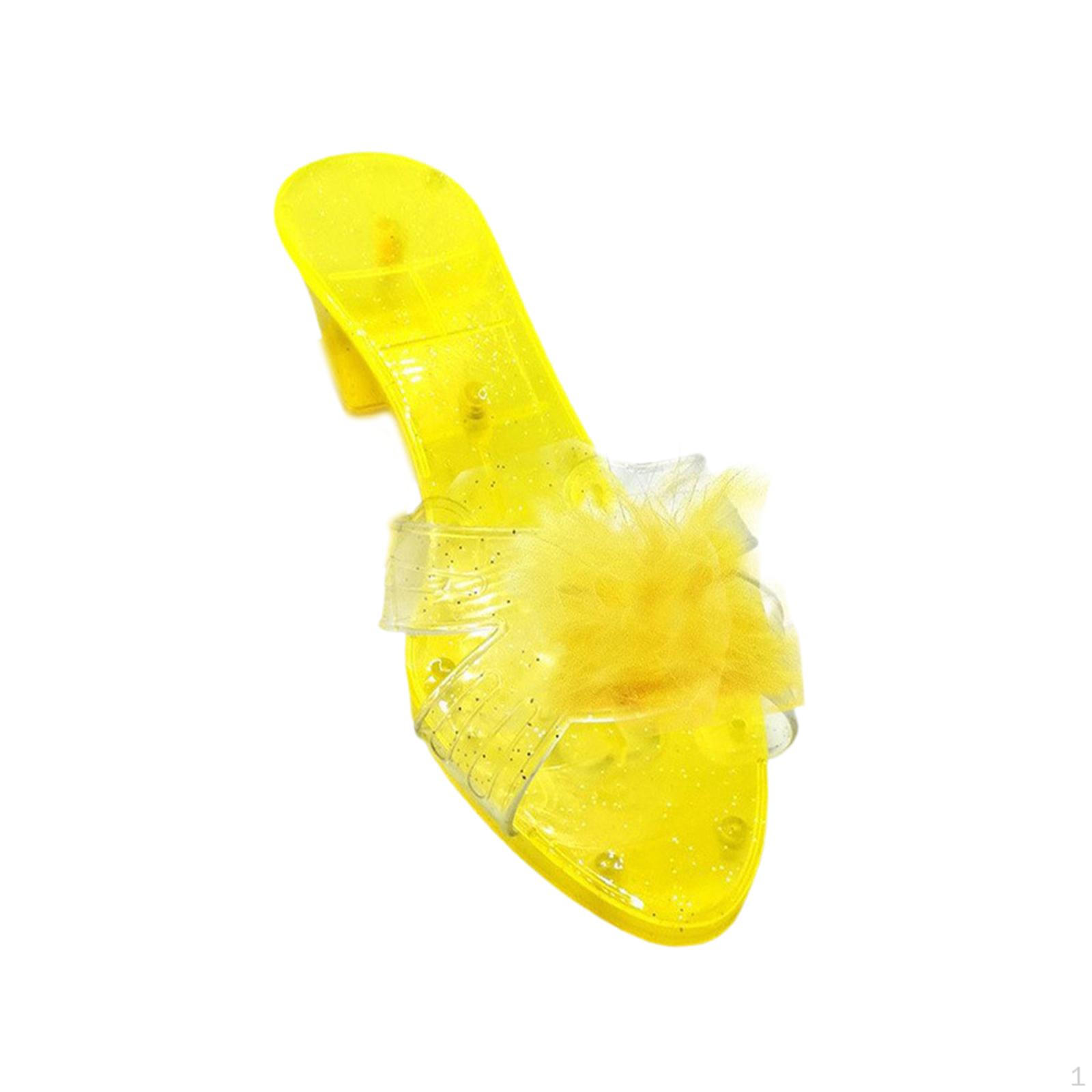 

Girls Dress Up Shoes for Themed Events And Parties жёлтый