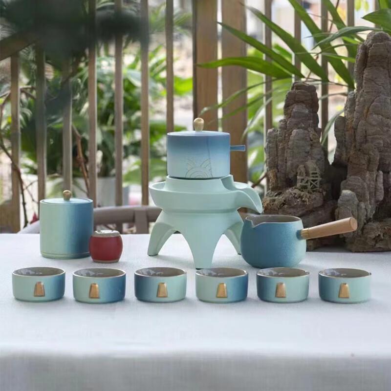 

Automatic Gongfu Tea Set with Ceramic Cups 1 Set