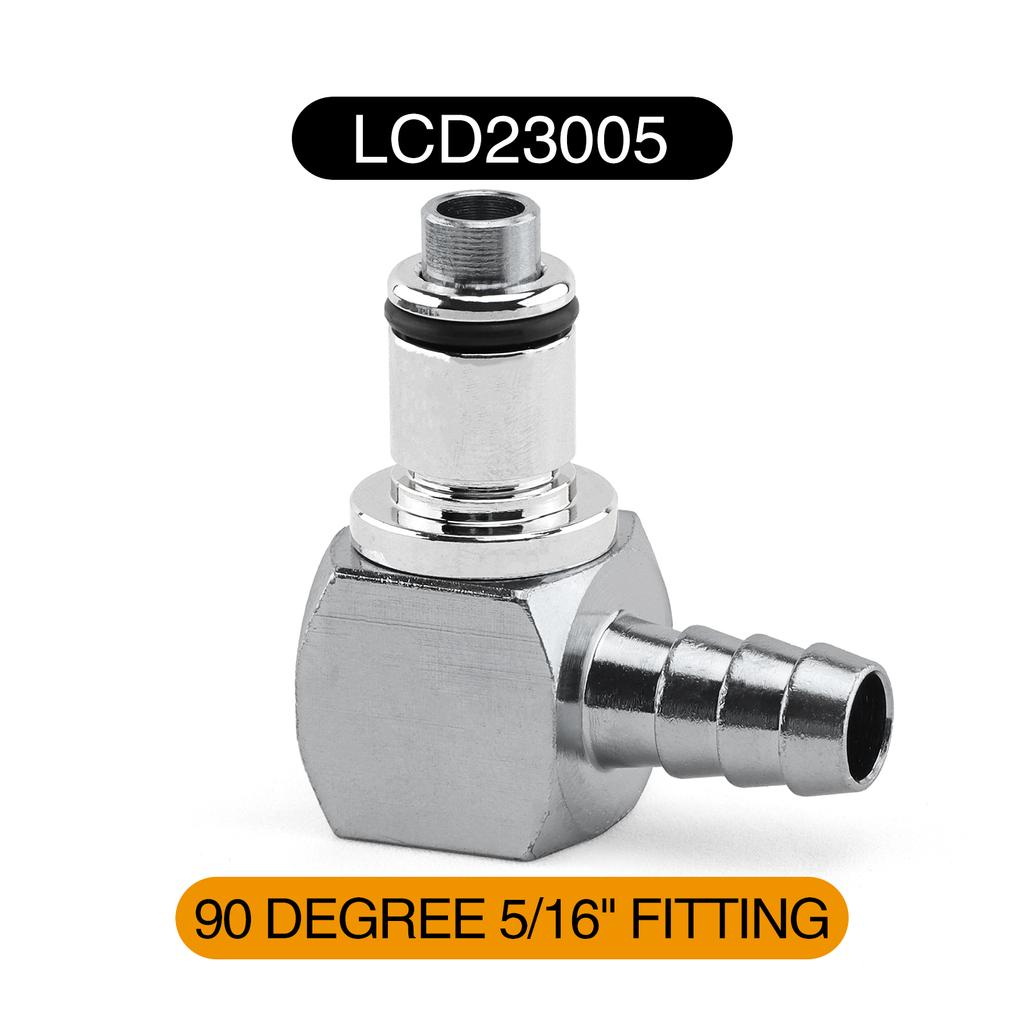 For Ducati 996 BMW R1200GS Triumph 1/4“ 5/16" 3/8“ Male 90 Degree Gas Fuel Line Hose Quick Release Disconnect Coupling Coupler
