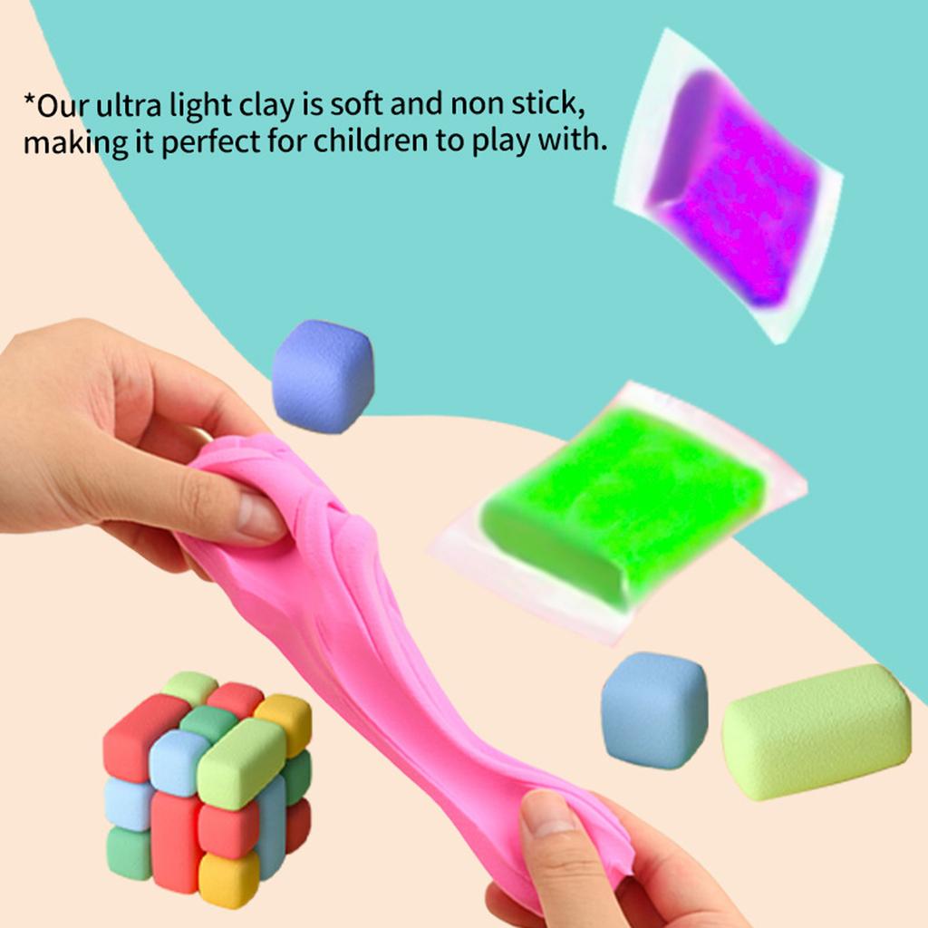 Ultra-light 36-color Modeling Set For Children, Including Playdough, Craft, And -drying Toys For DIY Projects.