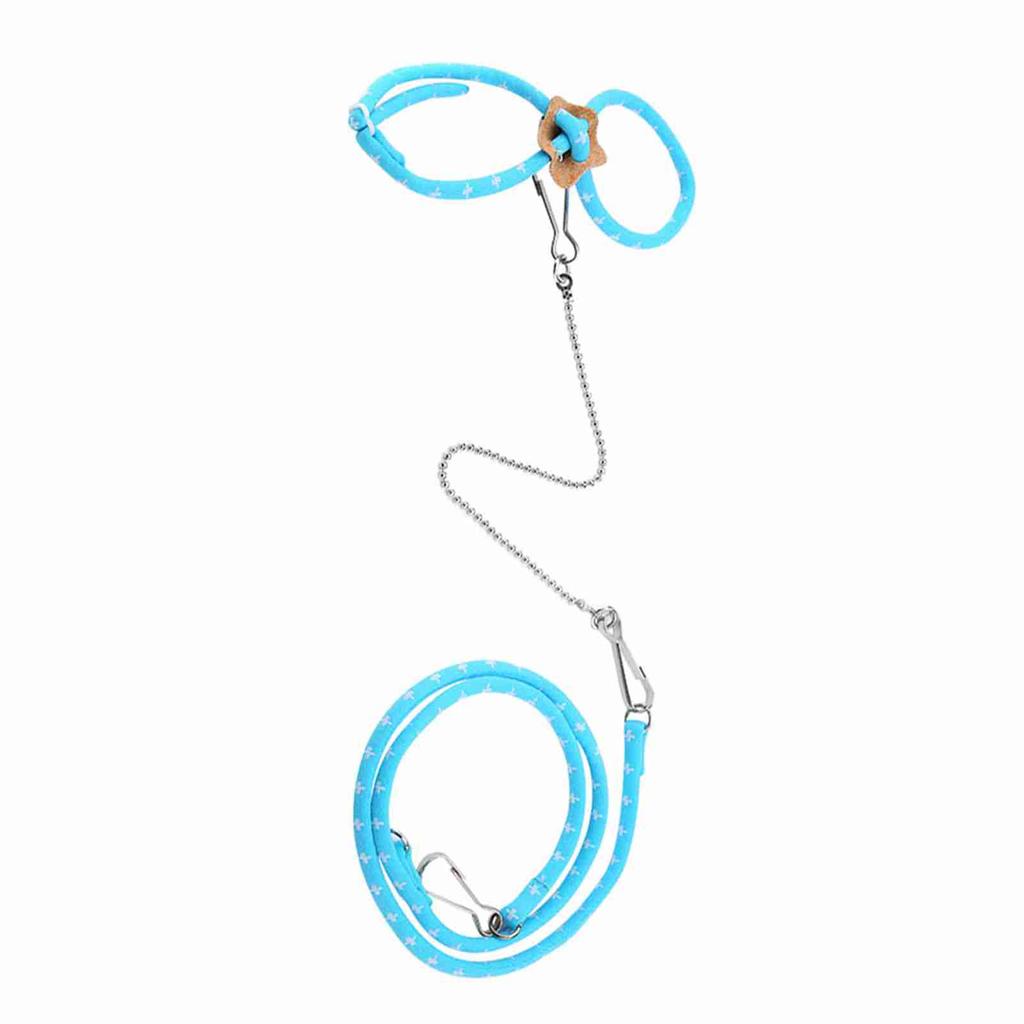 Pet Hamster Adjustable Harness Small Rat Mouse Training   Leash with Finder Bell