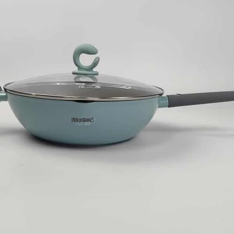Zhang Xiao Quan Fish Pattern Iron Wok