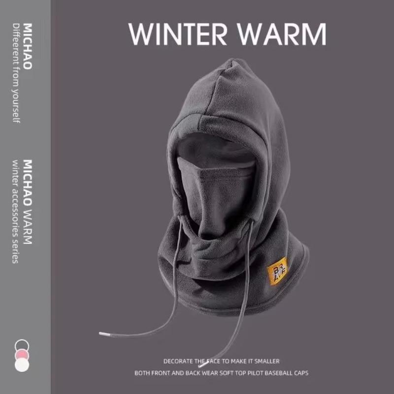 Winter Warm Hat with Mask and Neck Warmer 3-in-1 Windproof Balaclava forMen and Women Masked Hat Cycling Cold Weather Protection