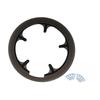 BULLSPANN Motorcycle Crankset Chainwheel Protector Chainwheel Protection 56 Replacement Cover, Cover, 52, 53, Teeth, Black/Clear, Part/Accessory.