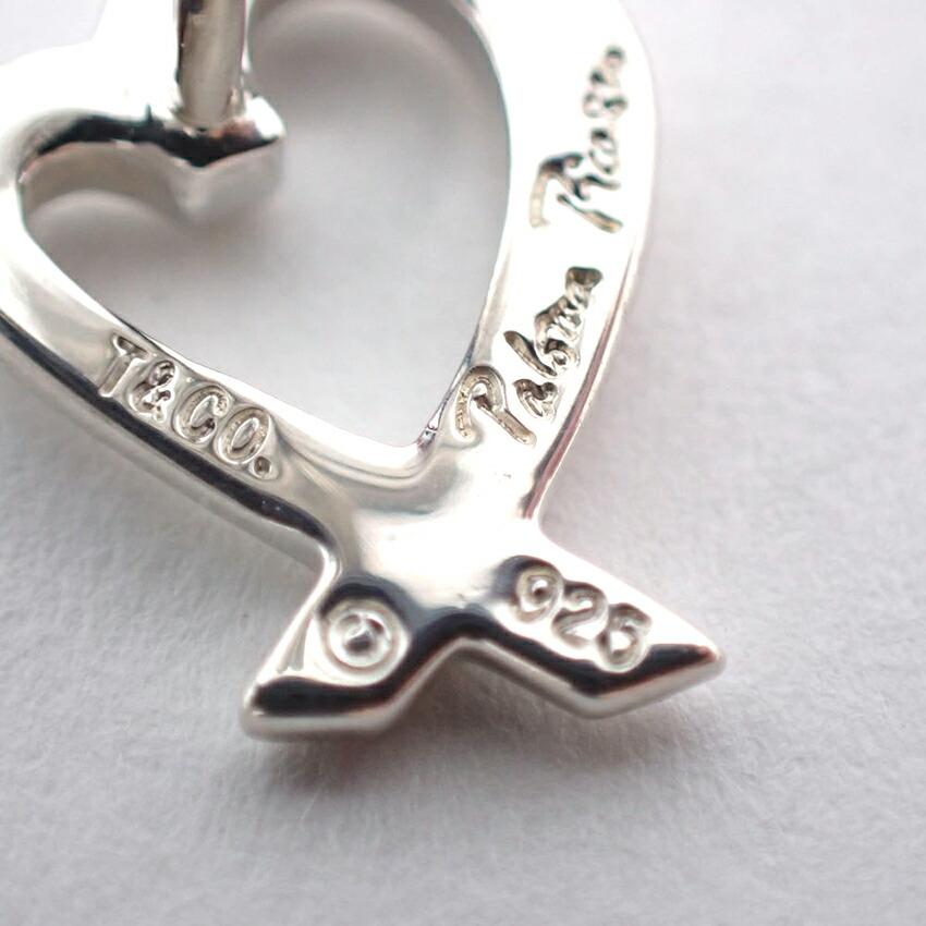 [Used] TIFFANY/Tiffany 925 Loving Heart Earrings/j45-6