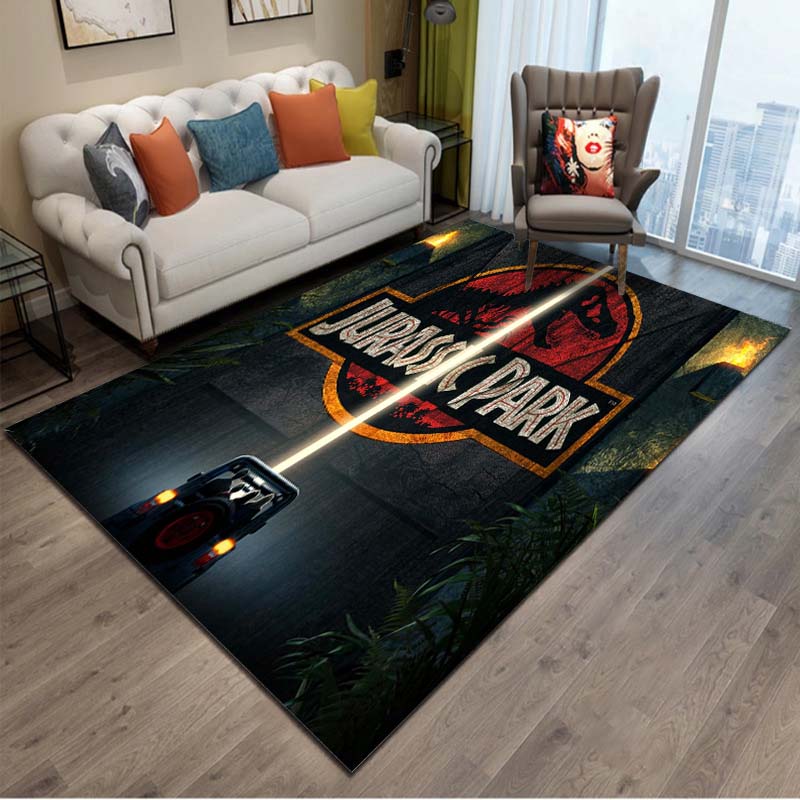 15 Size Jurassic-Park Dinosaur Area Rug Large Animal Carpet for Living Room Bedroom Sofa Doormat Decor,Child Non-slip Floor Mat
