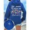 Women Print Hoodie Oversized Soft Fleece Hooded Sweatshirt