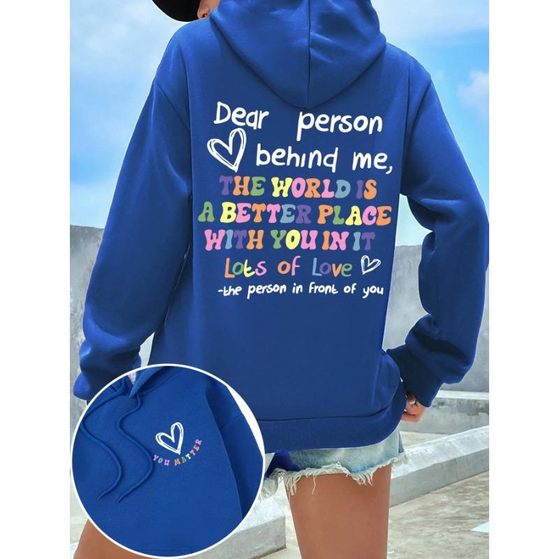Women Print Hoodie Oversized Soft Fleece Hooded Sweatshirt