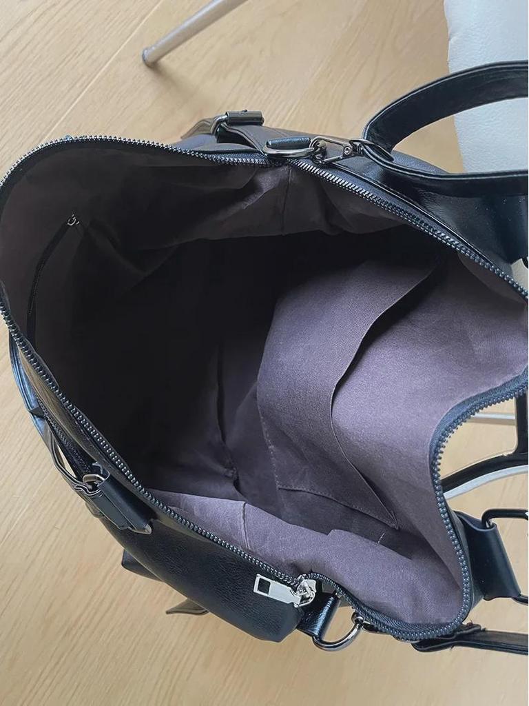 Trendy 2025 Women's Korean Casual Tote Bag - Large Capacity Hand-Held Travel Messenger Bag.