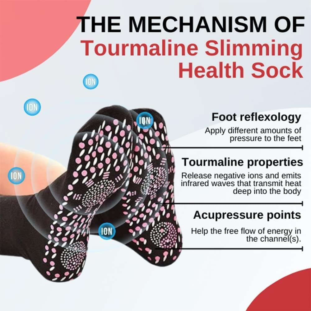Wormwood Heating Socks Heating Socks Comfortable Elastic Durable Warm Cold Washable Cotton Socks