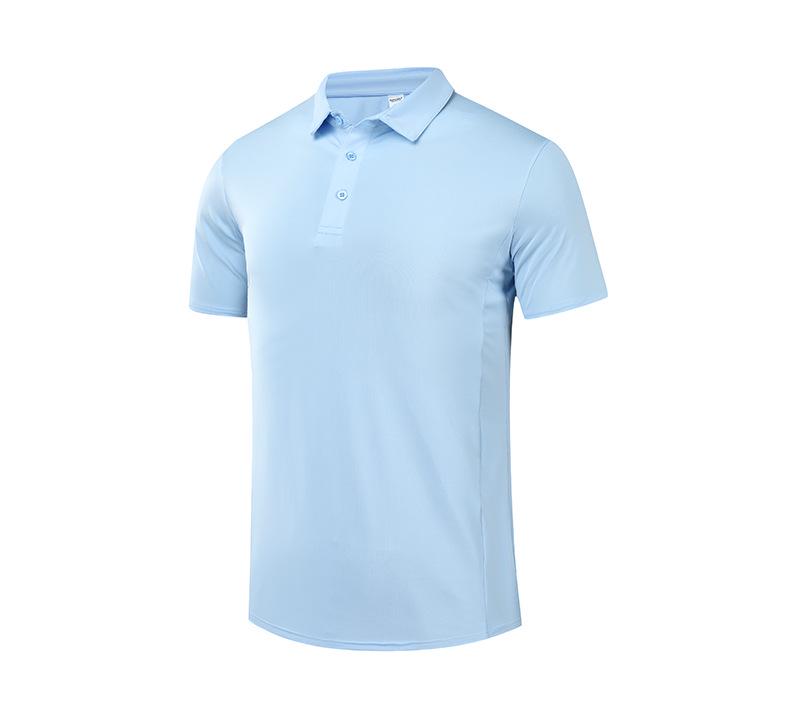 Quick-Drying Sports T-Shirt: Short Sleeve, Casual Polo, Custom Printed for Fitness and Corporate Culture.
