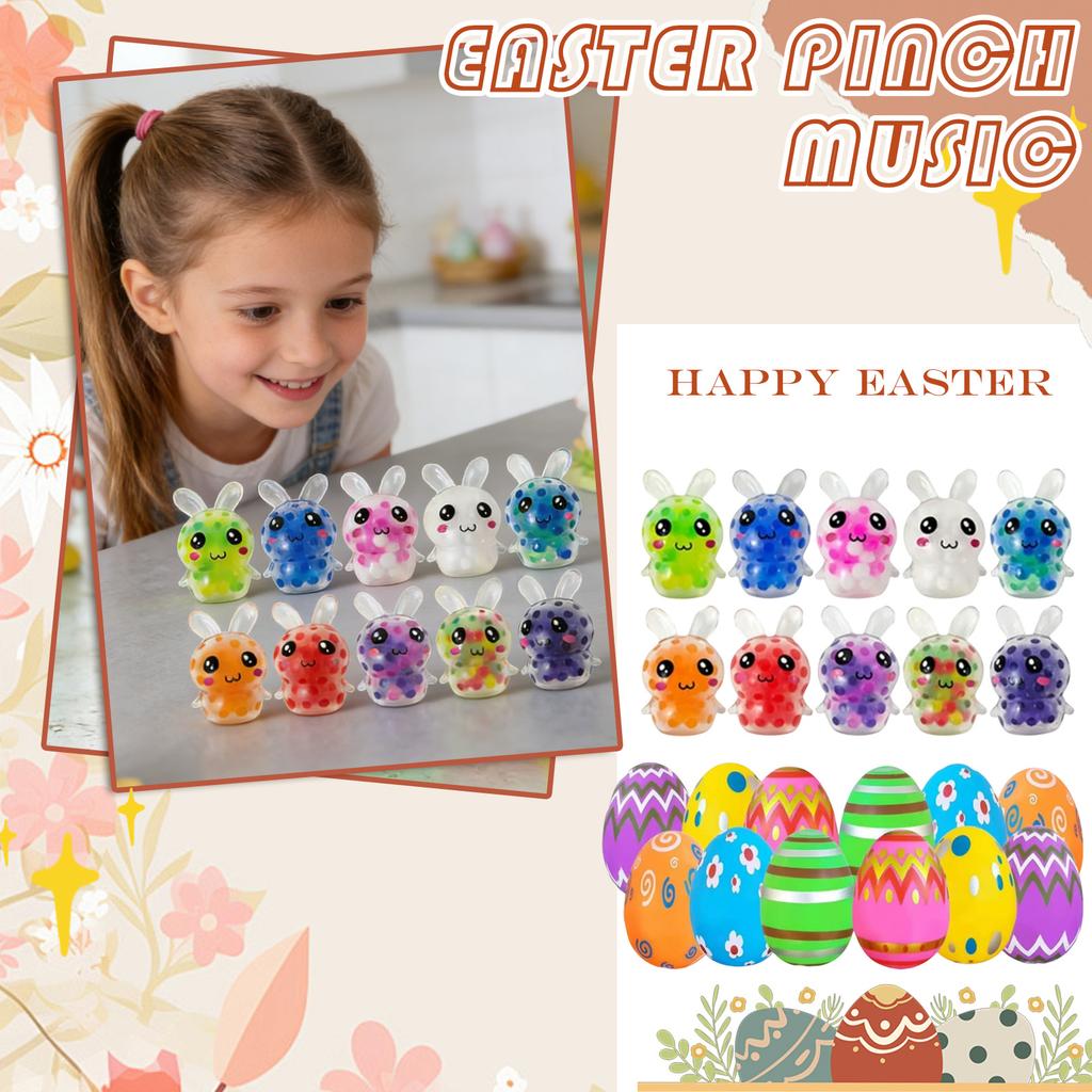 Colorful Easter Eggs Plastic Easter Eggs Fillable Kids Toy Candy Gift Packaging Box Happy Spring Easter Favor Gifts