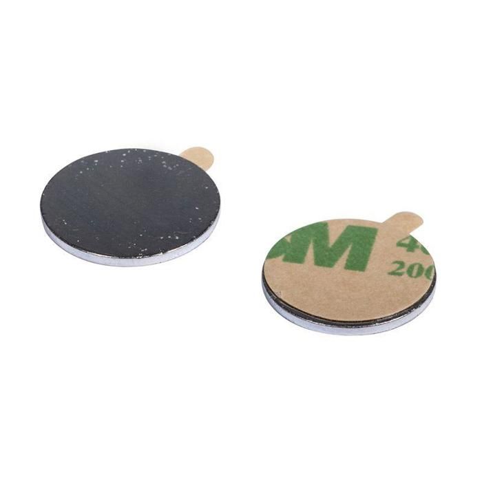 6 aimants autocollants 15 mm