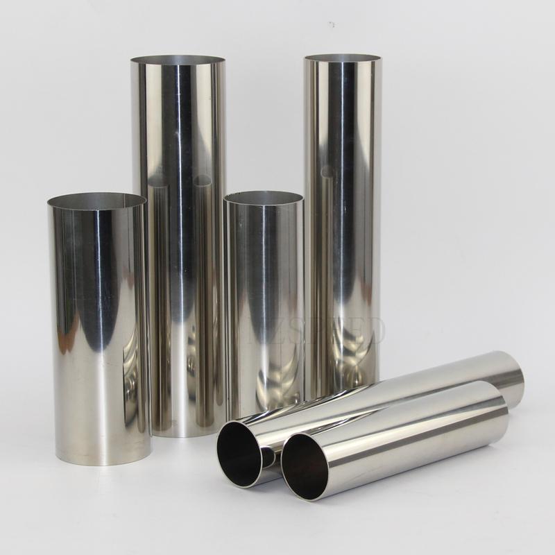 Car Exhaust Pipe Muffler Connection Wall Thickness 1.2mm 304 Stainless Steel Pipe Outer Diameter 32/38/51/63/76/89mm Steel Pipe