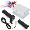 24V 250W Brush Controller Extended Cable Thumb Throttle Grip Electric Bicycle Handlebar