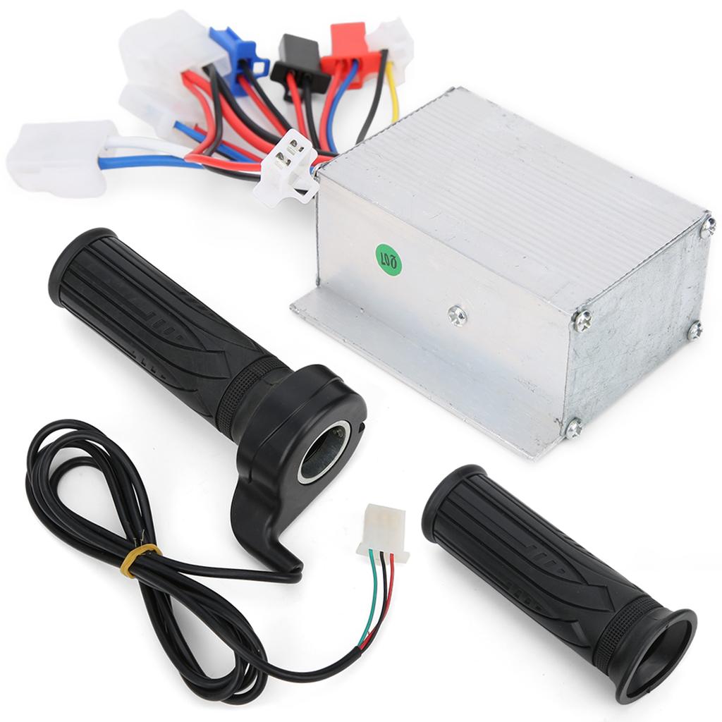 24V 250W Brush Controller Extended Cable Thumb Throttle Grip Electric Bicycle Handlebar