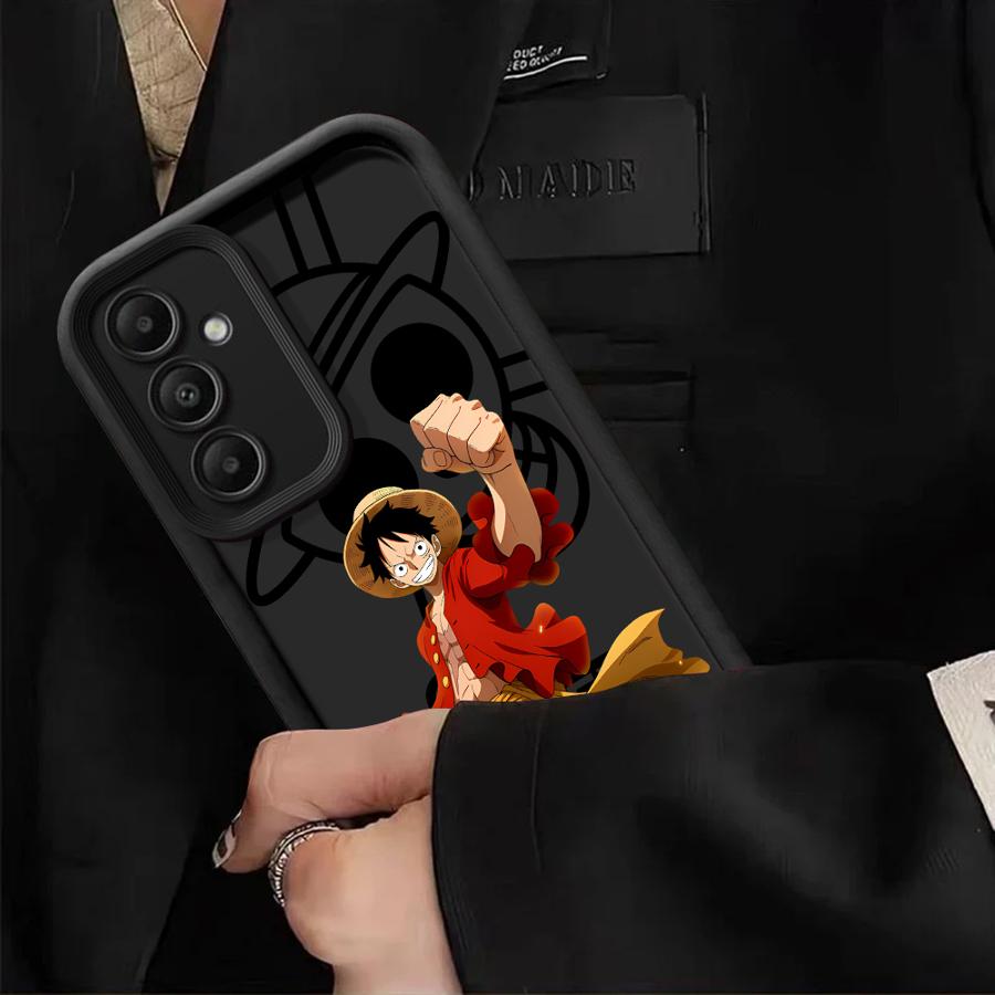 Soft Cover Phone Case for Samsung Galaxy A23 A12 A56 A14 A32 A33 A34 A16 A24 A13 A36 A26 A22 Anime Ones Pieces Luffy