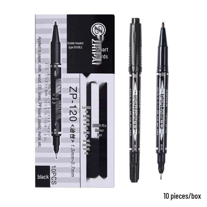 ZP120 Dual-Tip Oil-Based Marker Pen