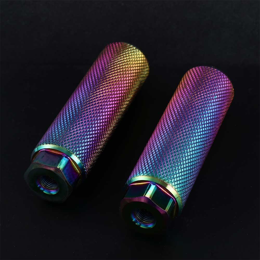 Bike 3/8'' Axle Anti-Skid BMX Pegs Bicycle Pedals Bike Pegs Cycling Stunt Pegs Bike Footrest Lever