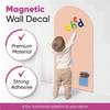 B97A-Arched Magnetic For Wall Sticker 1 Set-40 X 18 Inch Matte Blackboard Adhesive, Ideal For Wall-Mounted Magnetic Whiteboards