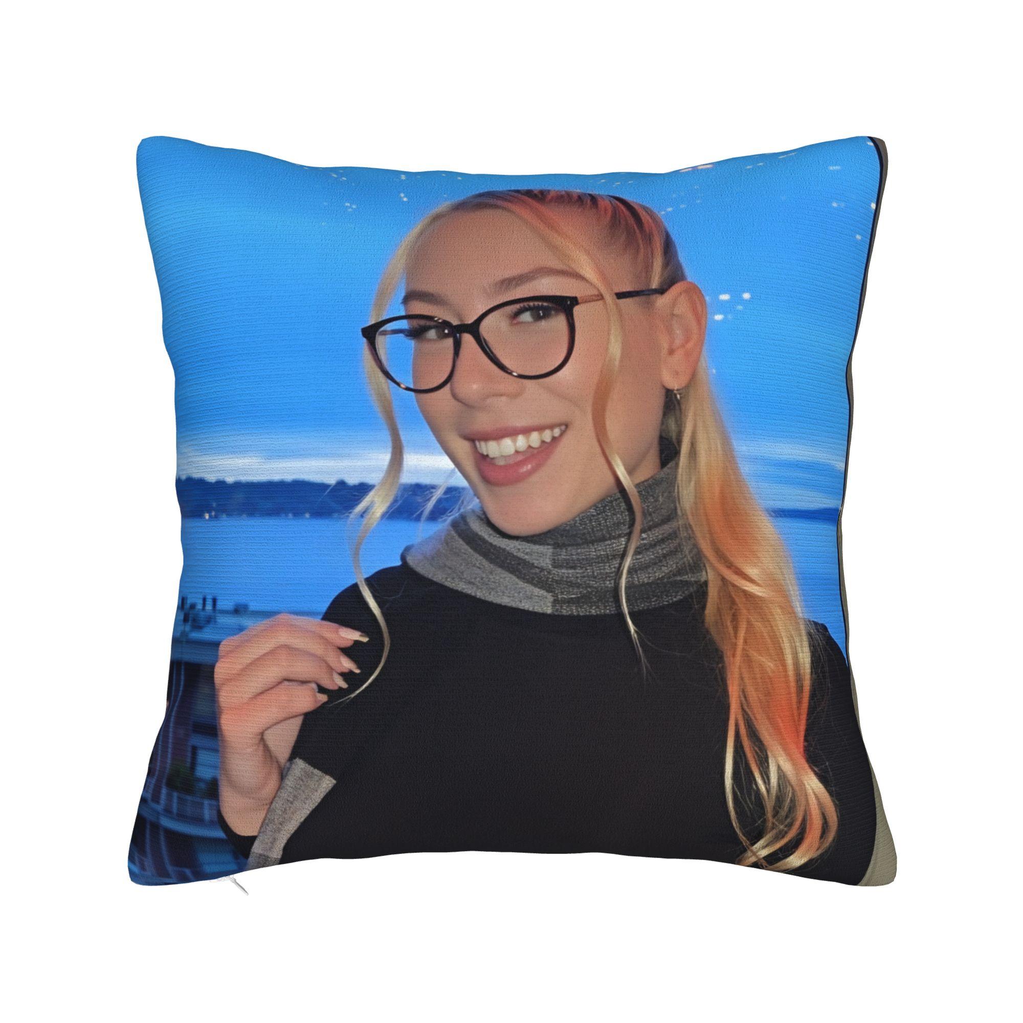 Pretty Girl Kay Lovely Pillow Case Custom Pillow Cover Cute Funny Cushion Cover For Sofa Bedroom Home Decor 30cmx30cm
