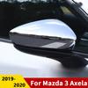 ABS Car Rearview Mirror Cover Side Wing Cap Shell Case Trims For Mazda 3 BP Axela 2024 2025 Accessories