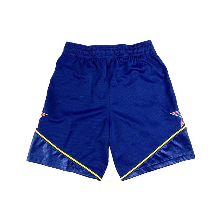Jordan Logo Print Mid-Waist Basketball Shorts SW Fan Edition For The 21 Season NBA All-Star Game Men Bottoms Blue CV4787-495