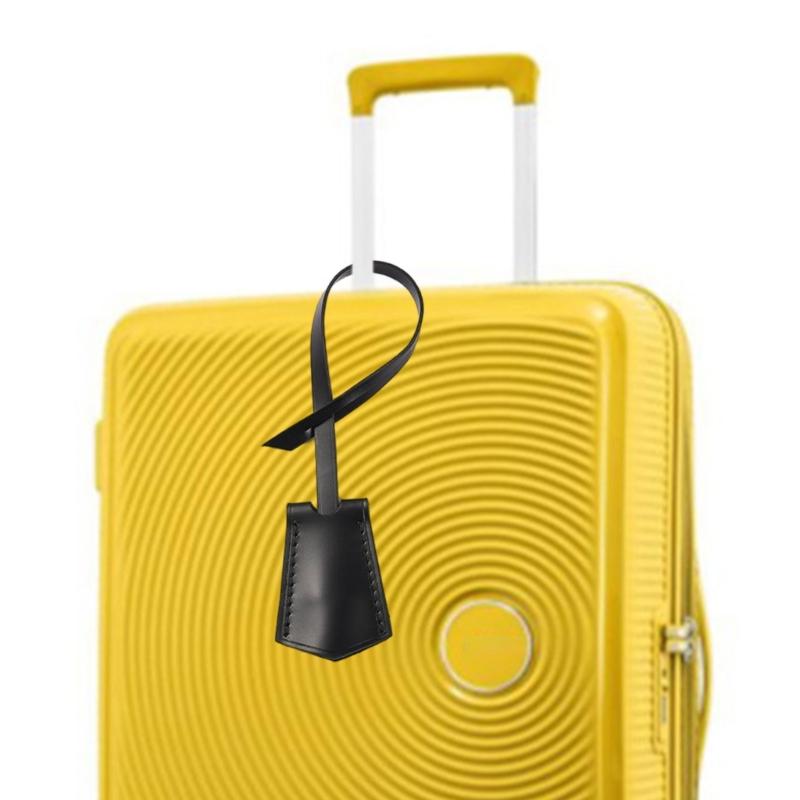 Premium Leather Luggage Label Travel Essentials For Travel Accessories Luggage Baggage Identifier