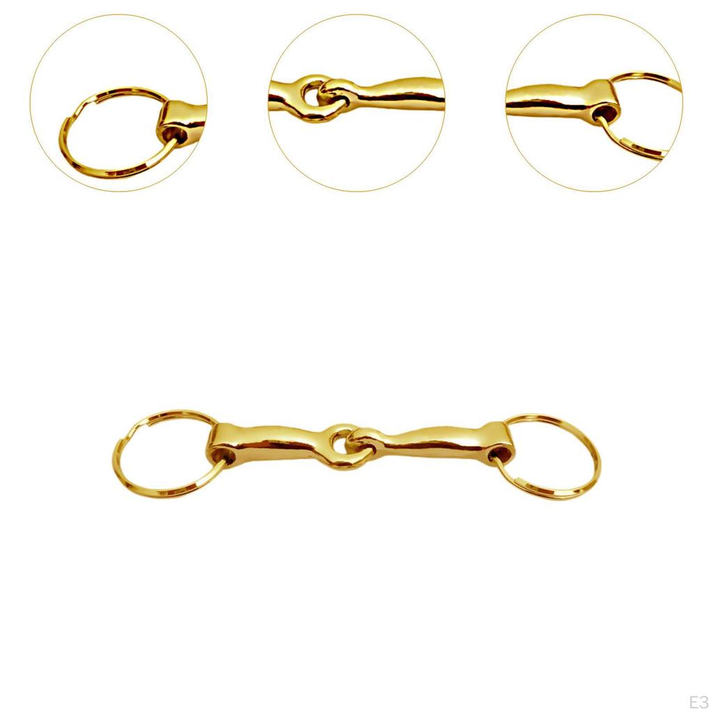 Schlüsselanhänger mit Gebiss aus Metall, Accessoire für Handtaschen, Geschenk für Pferdeliebhaber