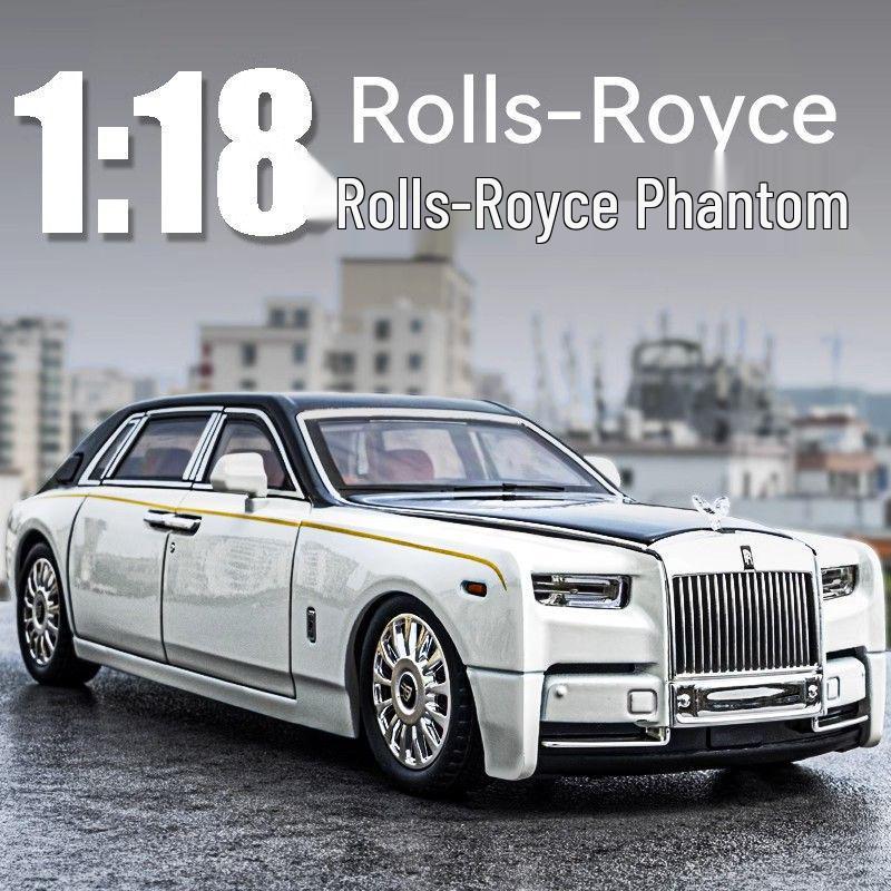 1:18 Scale Rolls-Royce Phantom Alloy Car Model - Collector's Item and Decorative Piece