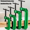 6 Inch Thickened Heavy Duty G-Clamp Set Clamps Jaw Opening Clamps with Sliding T-Bar Handle for Woodworking Metalworking Welding