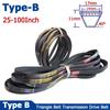 1pcs 25-100 Inch Type B Agricultural Machinery V-Belt Industrial Triangle Belt Transmission Drive Belt 47 48 49 50 51 52 53