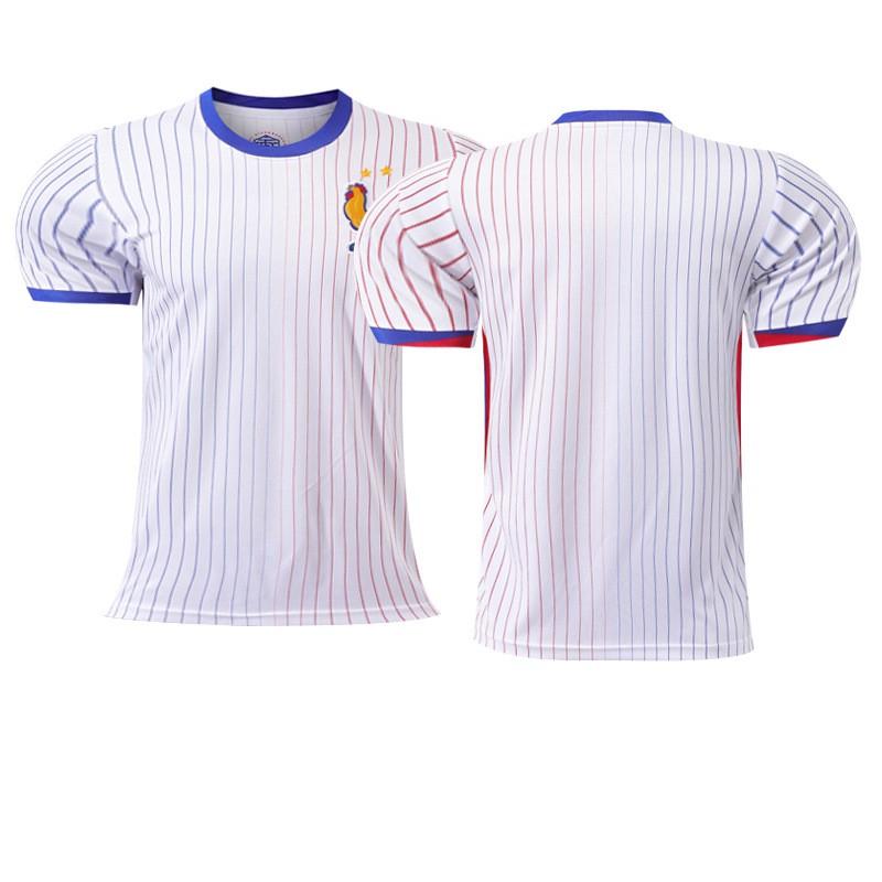 France Euro Cup Away Soccer Jersey Men Women Short Sleeve Football Shirt Mbapp 10 Griezmann 7 Giroud 9