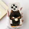 For OPPO Reno 12F 5G Case CPH2637 Lovely Panda Rabbit Liquid Silicone Durable Back Cover For OPPO Reno12F Reno12 FS F27 5G Coque