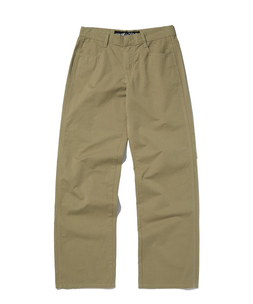 Seuweideu Semi Wide Pants [Beige]