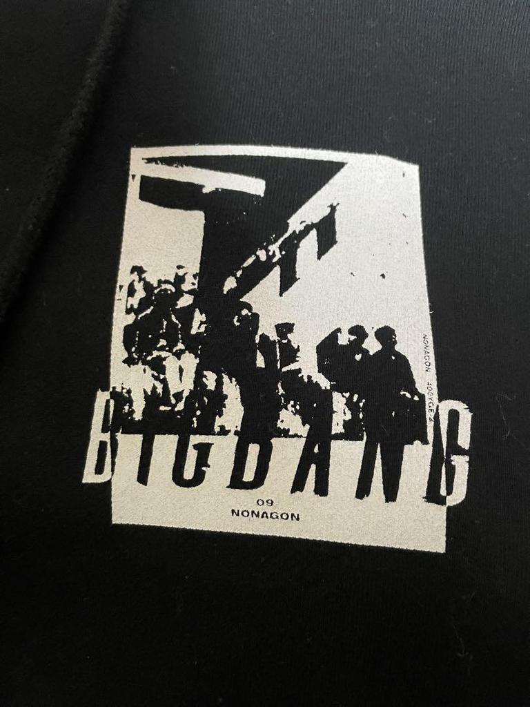 [USED] Excellent Condition NONAGON BIGBANG Black Hoodie