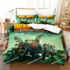 Anime Game Deep Rock Galactic Bedding Set Print Bed Set Duvet Cover Sheet Pillowcase Bed Soft Quilt Cover Full Queen King Size